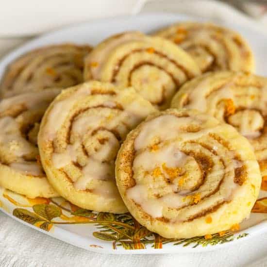 Cinnamon Orange Pinwheel Cookies My Cookie Journey