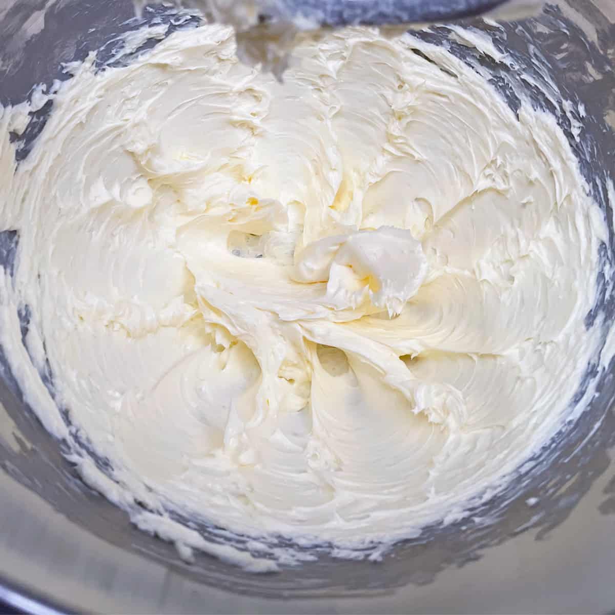 Creamed butter for Apple Pie A La Mode cookies.