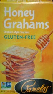 Picture of Pamela's Honey Graham crackers for cheesecake bites.