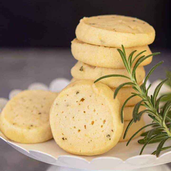 Rosemary with Lemon and Honey Shortbread Cookies My Cookie Journey
