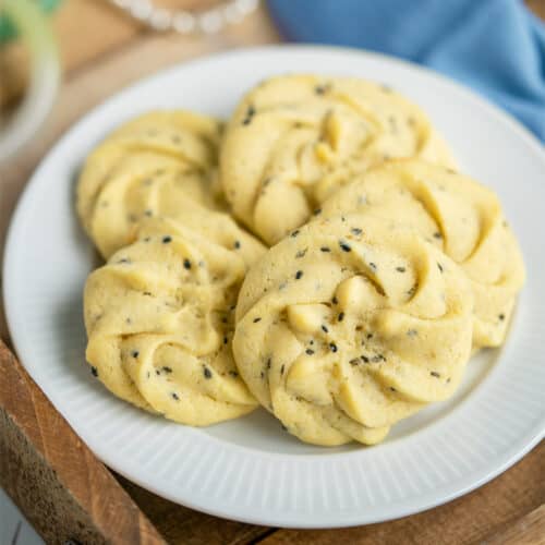 Black Sesame Butter Cookies My Cookie Journey