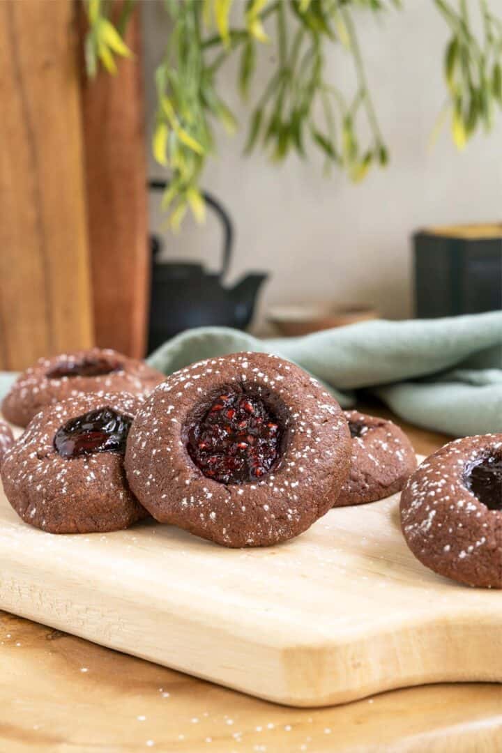 Chocolate with Raspberry Jam Cookies My Cookie Journey