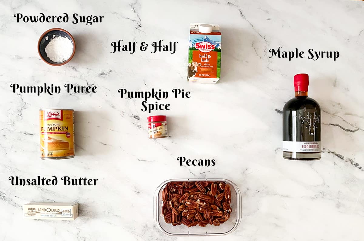 All about pumpkin cookies and the ingredients for the frosting.