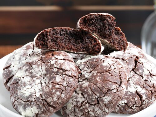 Mexican Chocolate Crinkle Cookies - My Cookie Journey