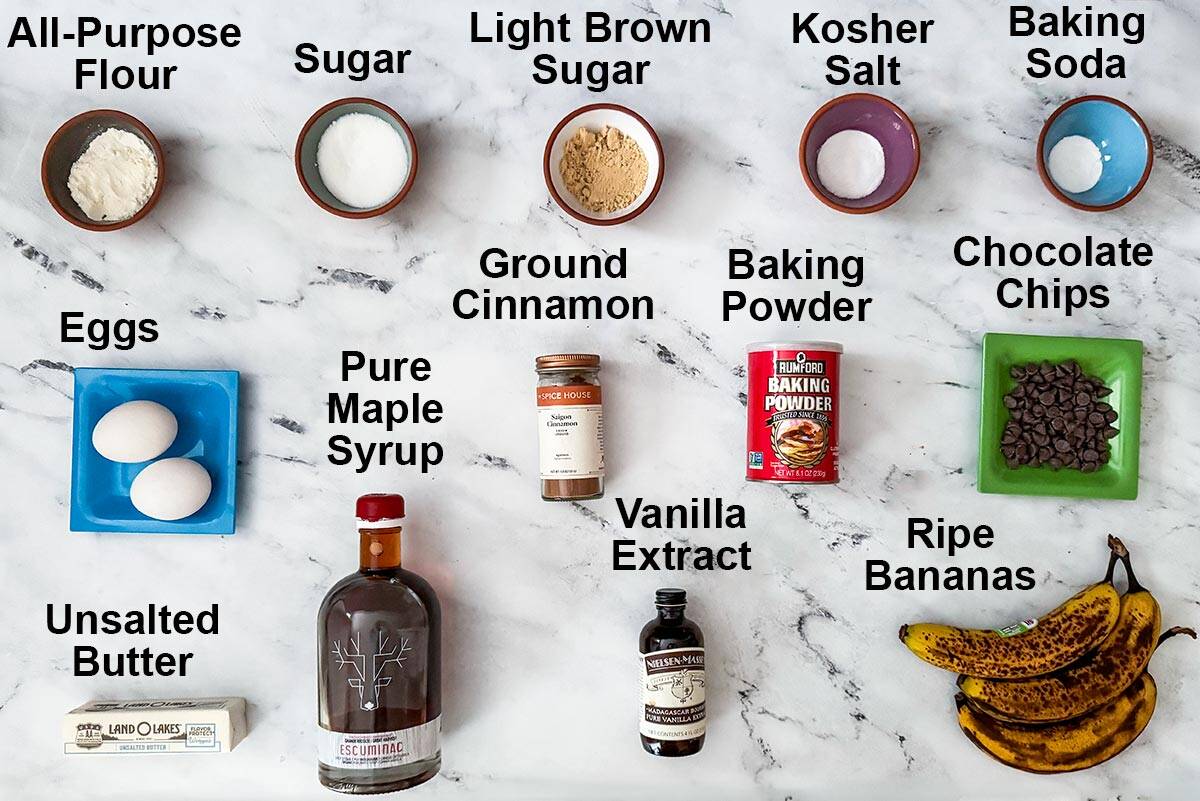 Ingredients to make Banana Bread Cookies.