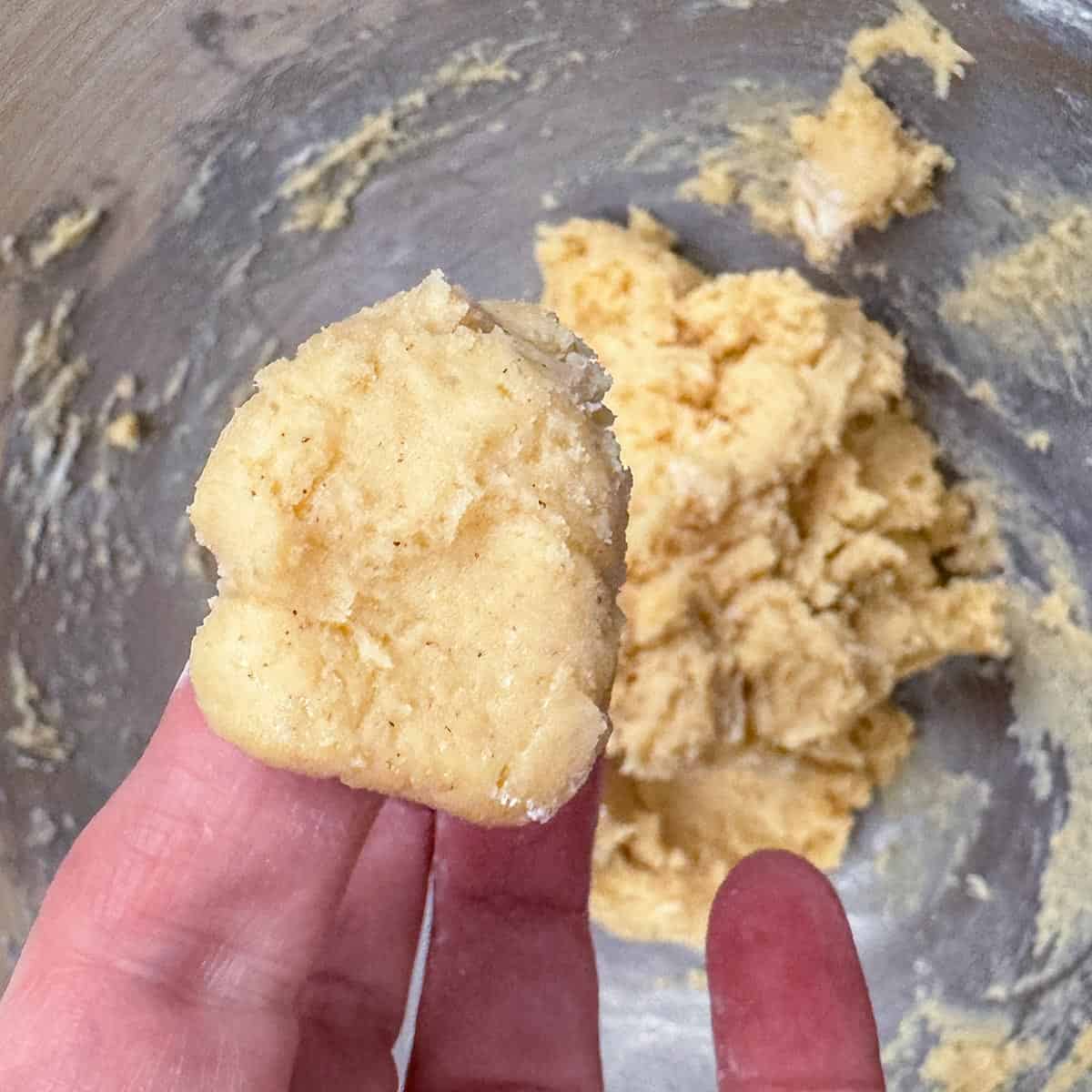 It has the feel of a soft playdough but can still hold a shape.